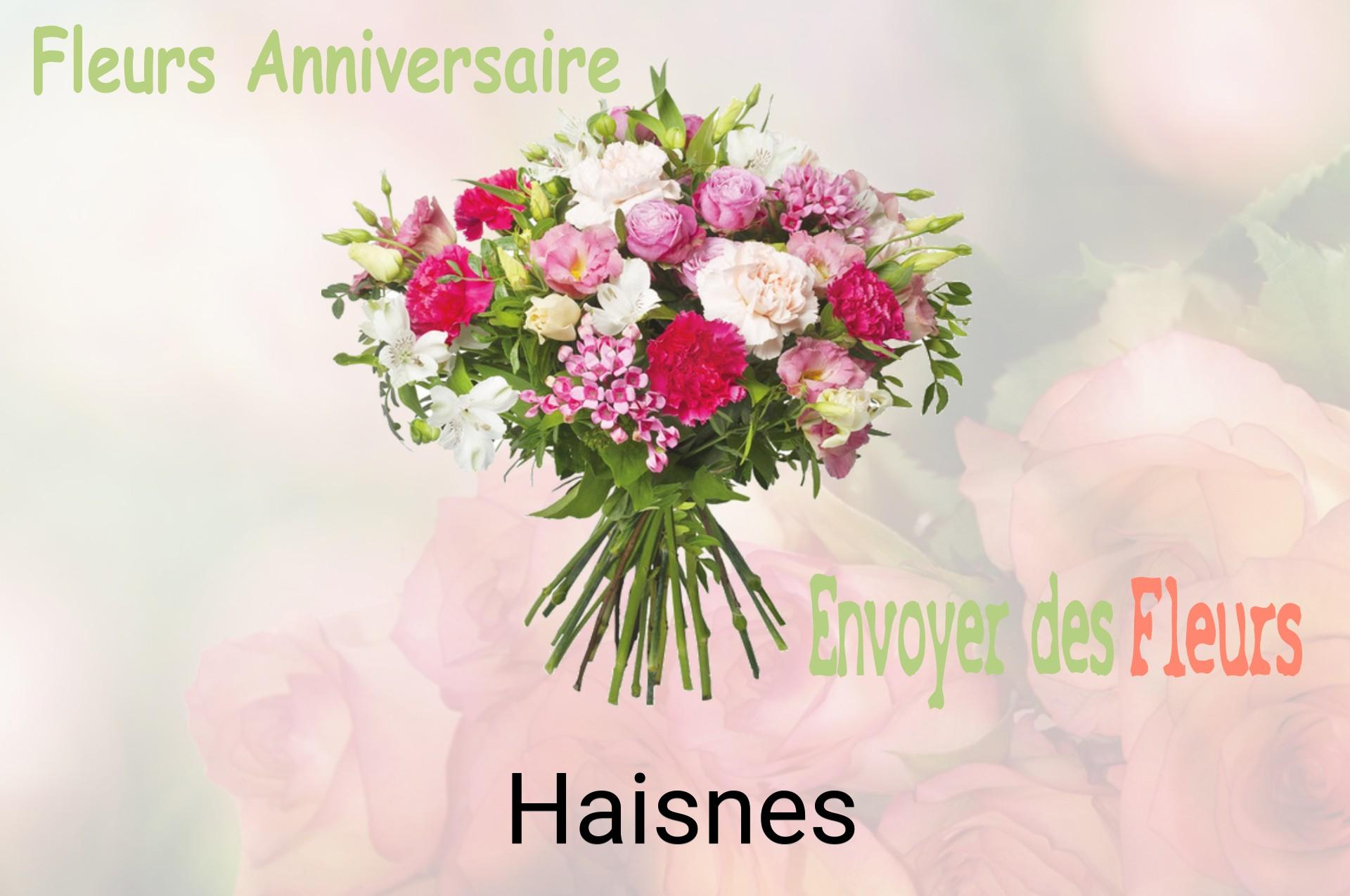 Bouquet de fleurs d’anniversaire livré à Haisnes